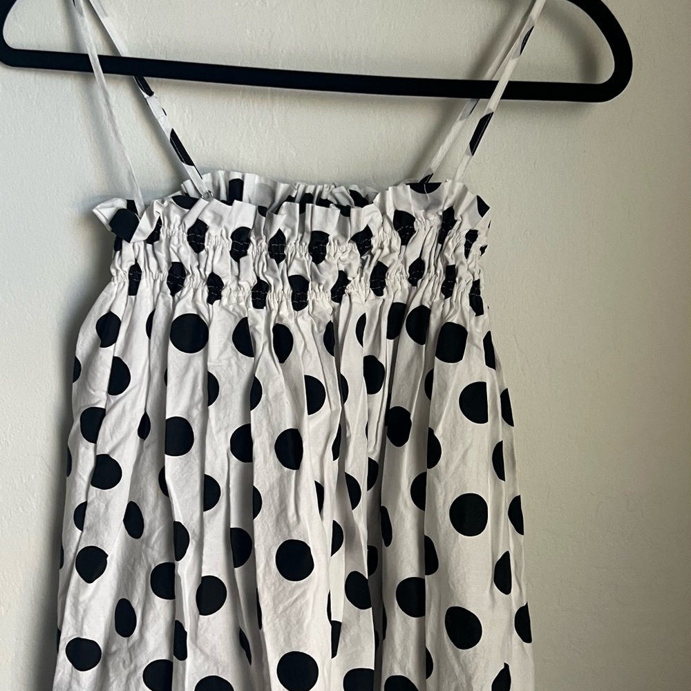 O.P.T Polka Dot Sleeveless Dress 🖤🤍🖤🤍 XS - Picture 5 of 5